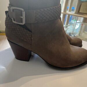 Torrid Taupe Ankle Booties 9 wide